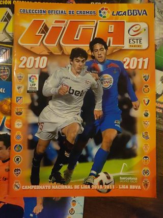Lote 5 Álbumes Cromos Liga Este Panini