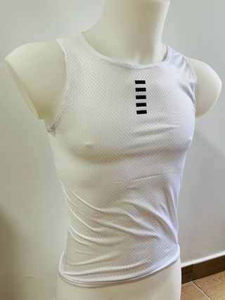 Camiseta deportiva rejilla blanca XL