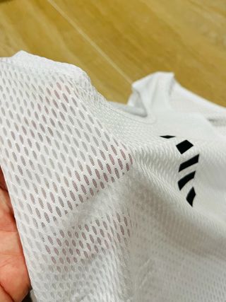 Camiseta deportiva rejilla blanca XL