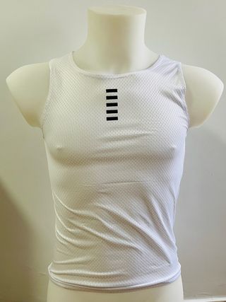 Camiseta deportiva rejilla blanca XL