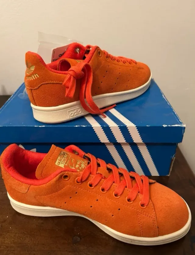 Adidas Stan Smith Suede Arancioni