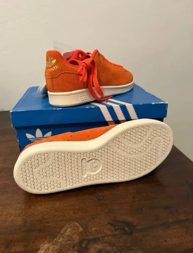 Adidas Stan Smith Suede Arancioni