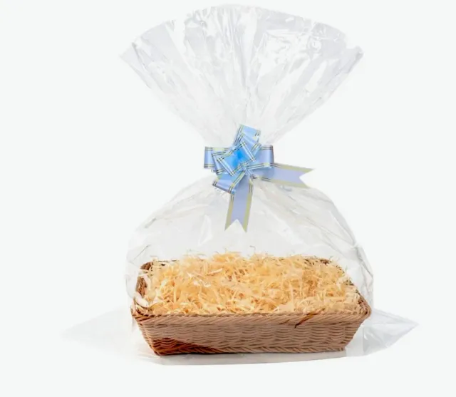 Cesta regalo 40x30cm + 3 fiocchi