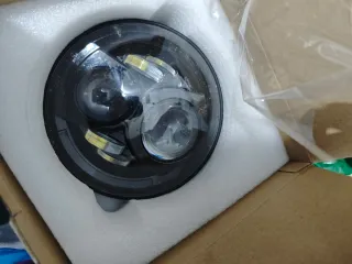 Dos faros LED Jeep wrangler jk land rover discover