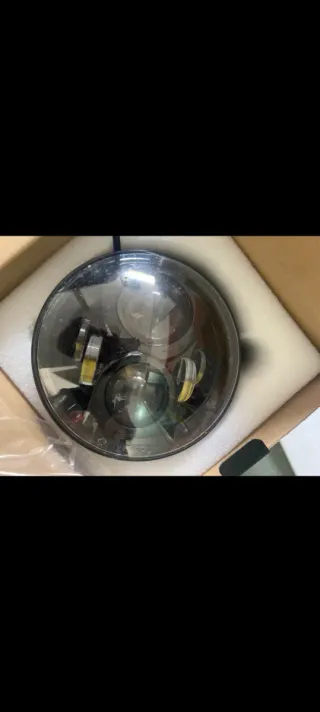 Dos faros LED Jeep wrangler jk land rover discover