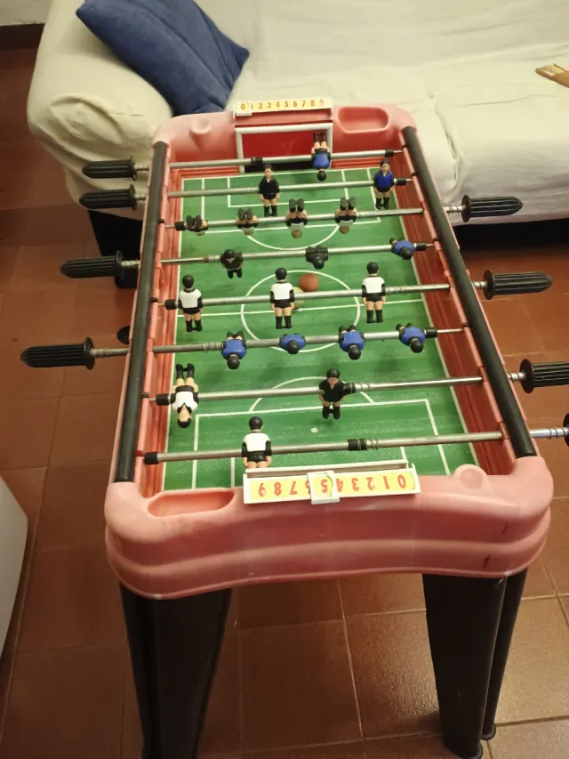 Futbolín infantil rosa