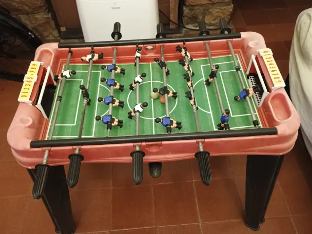 Futbolín infantil rosa