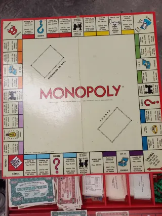 Monopoly Años 70 en Pesetas juego de mesa antiguo