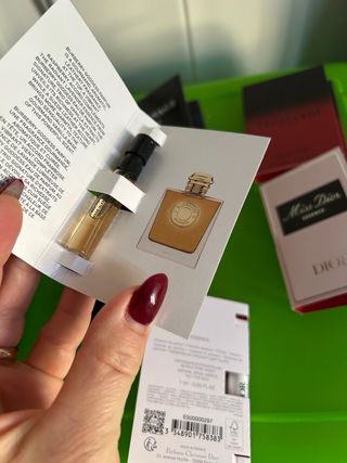 Set 6 profumi campioni Dior, Trussardi, Burberry