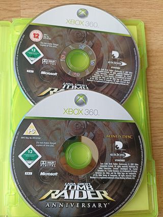 🇪🇸 Tomb Raider Anniversary + Bonus Disc Xbox 360