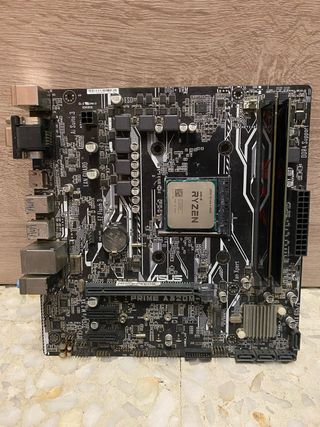 Ryzen 5 4500+placa base prime a320m+ 16gb ram ddr4