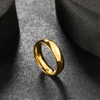 Anillo de oro y Tungsteno Nuevo