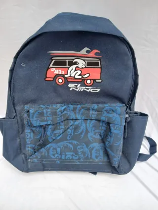 Bonita Mochila azul el niño.