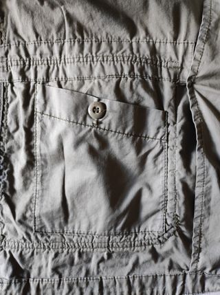 Parka Zara Hombre 3/4 Talla XXL Verde Oliva