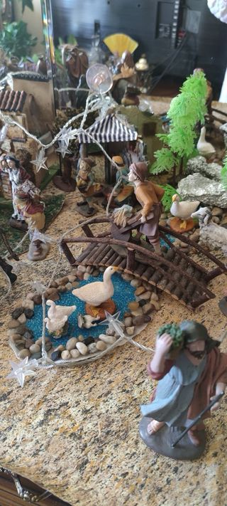 Belén y figuras para Navidad