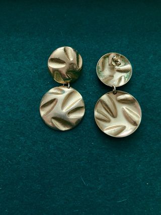 Pendientes vintage dorados