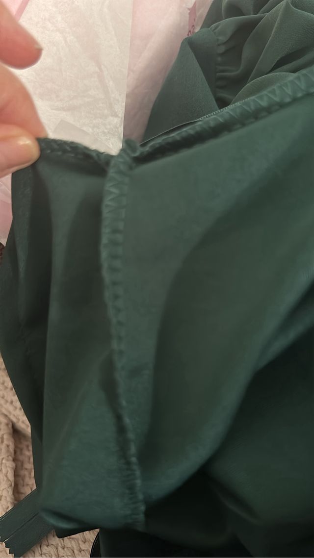 vestido sin estrenar midi y fular a juego elastico