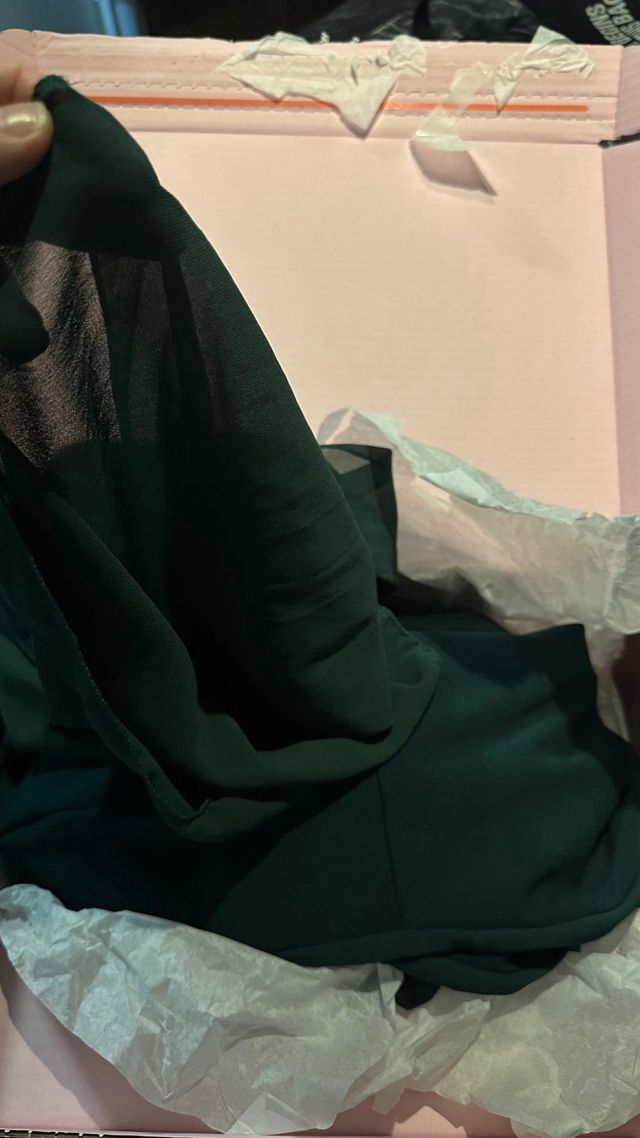 vestido sin estrenar midi y fular a juego elastico