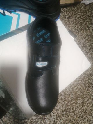 Zapatos de seguridad Robusta negros y azules