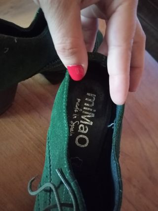 Zapatos de tacón Mimao verdes