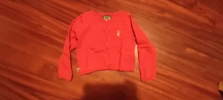 Chaqueta roja punto 3-4 años