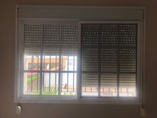 2 Ventanas Aluminio Blanco 204x153
