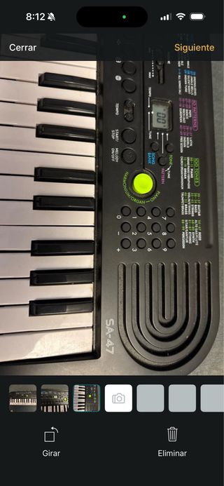 Teclado Casio SA-47 32 teclas