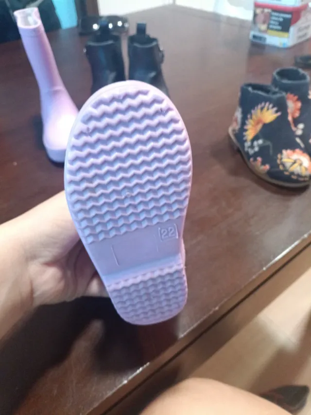 Botas niña talla 22