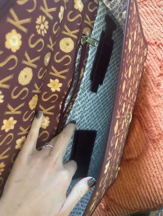 Borsa a spalla Ken Scott viola