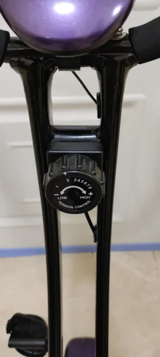 Bicicleta estática plegable ajuste con magnético