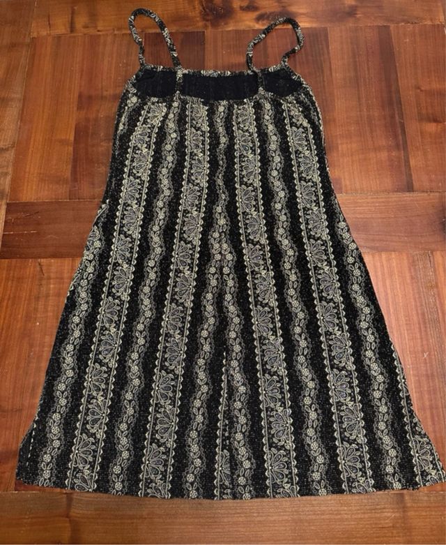 Vestito donna nero ed oro
