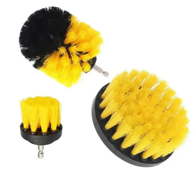 Cepillos Limpieza Taladro Set 3 Pzas