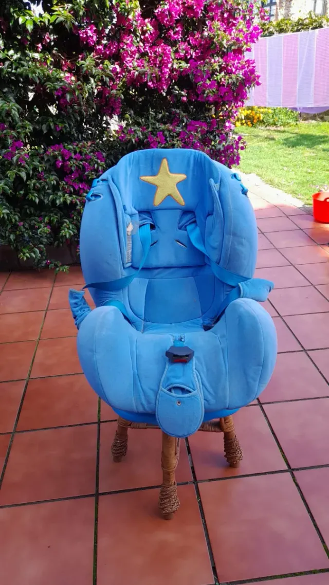 Silla de coche para bebé azul