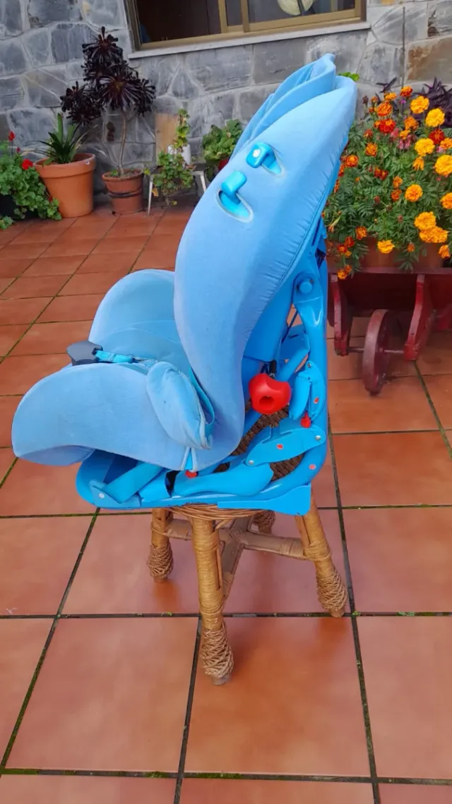Silla de coche para bebé azul