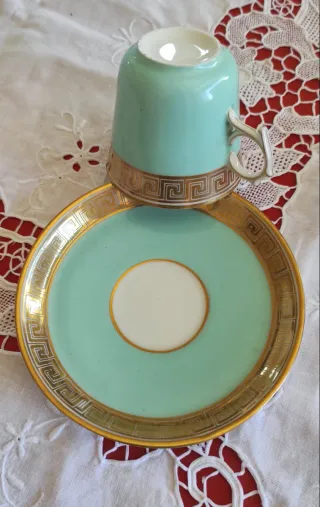 Tazza e piattino Francia 1870