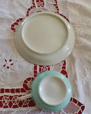 Tazza e piattino Francia 1870