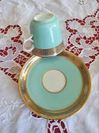 Tazza e piattino Francia 1870