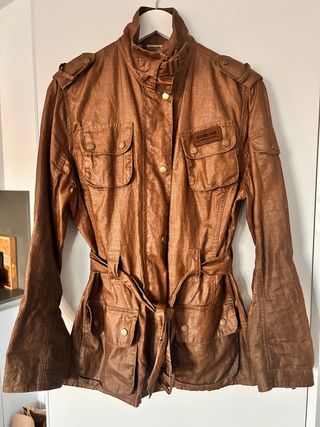 Chaqueta Barbour Lino Marrón T.40