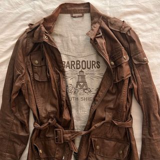 Chaqueta Barbour Lino Marrón T.40