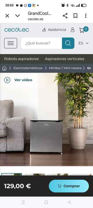 Mini nevera Cecotec GrandCool