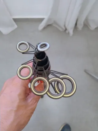 Caña de pescar telescópica 4,5 metros.