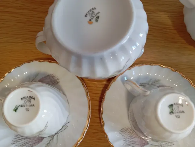 Juego de café Bidasoa porcelana