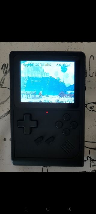 Mini consola portatil negra