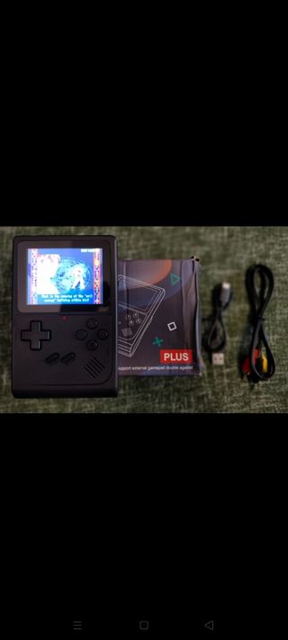 Mini consola portatil negra