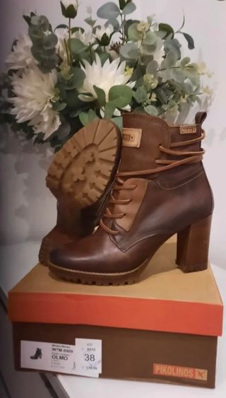 Botas Pikolinos Talla 38 Marrón/Beige