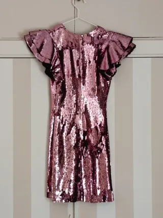 Vestido lentejuelas Zara Talla XS