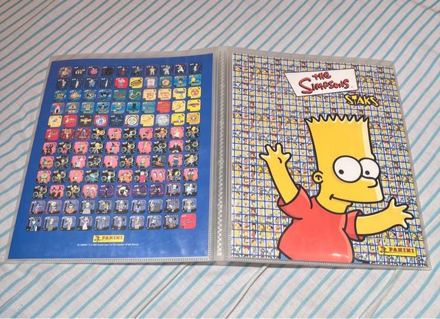 Álbum Vacío Staks Simpsons Panini