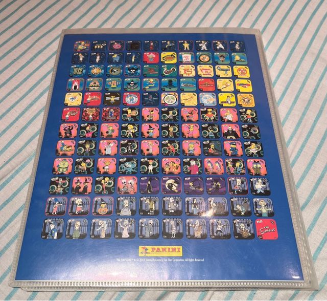 Álbum Vacío Staks Simpsons Panini