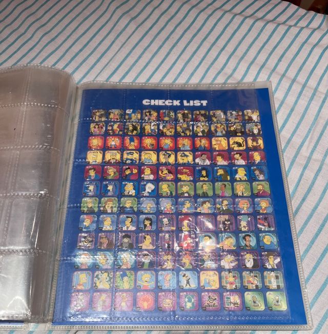 Álbum Vacío Staks Simpsons Panini