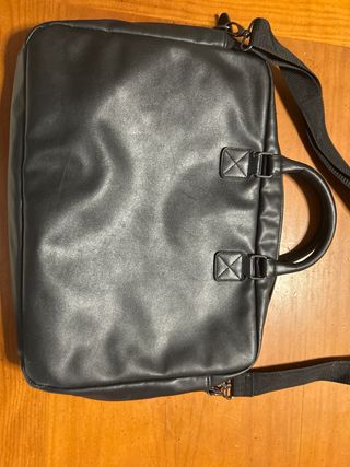 Maletín Portafolios Negro Cuero